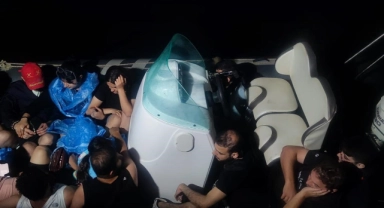 Bodrum'da 16 düzensiz göçmen yakalandı