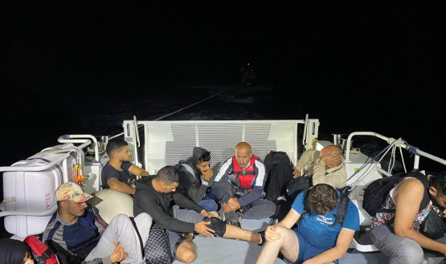 Bodrum’da 44 kaçak göçmen kurtarıldı