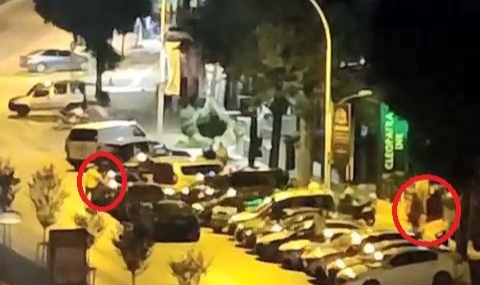 Bursa'daki silahlı çatışma kameraya böyle yansıdı!