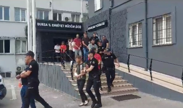 Bursa'da eş zamanlı operasyon!