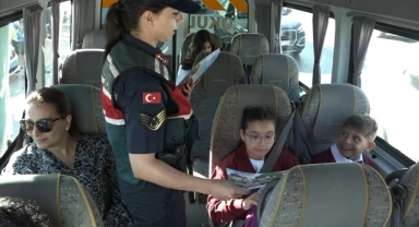 Bursa'da okul servislerinde denetim