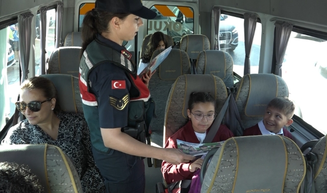 Bursa'da okul servislerinde denetim
