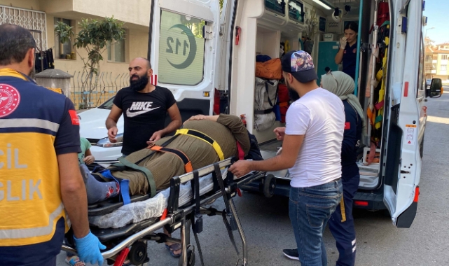 Çamaşır asarken balkondan düşen 8 aylık hamile kadın yaralandı