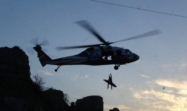 Çanakkale'de nefes kesen tatbikat