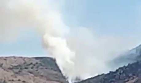 Çankırı'da orman yangını alanlarındaki soğutma çalışması sürüyor