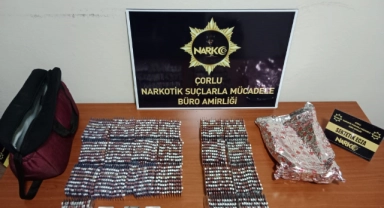 Çantadan 3 bin 570 hap çıktı: 2 tutuklama