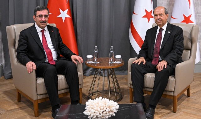Cevdet Yılmaz, KKTC Cumhurbaşkanı Tatar ile görüştü