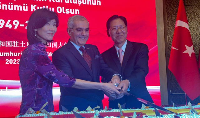 Çin Halk Cumhuriyeti'nin kuruluşunun yıl dönümü Ankara'da kutlandı