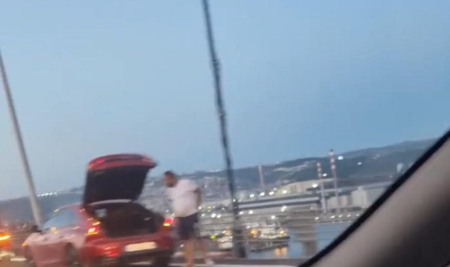 Çok sayıda aracın lastikleri aynı anda patladı