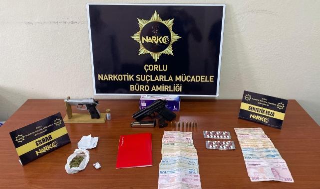 Çorlu'da uyuşturucu satıcılarına operasyon: 10 gözaltı