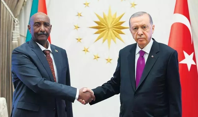 Cumhurbaşkanı Erdoğan Sudanlı konuğunu ağırladı