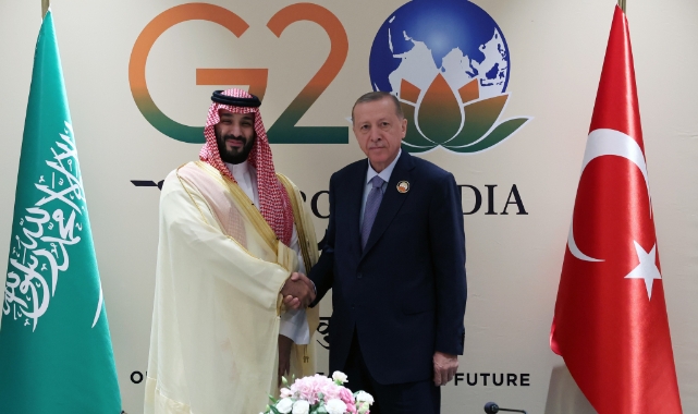 Cumhurbaşkanı Erdoğan, Suudi Arabistan Veliaht Prensi Selman ile görüştü
