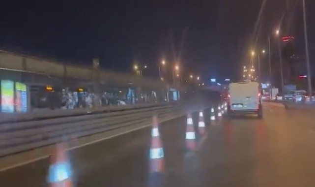 D-100’de dubaları deviren sürücüye gözaltı