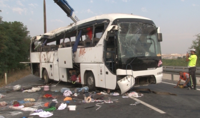 Denizli’deki feci kazada polis memurundan acı haber