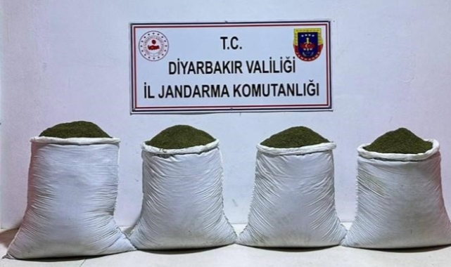 Diyarbakır’da 117 kilo esrar ele geçirildi
