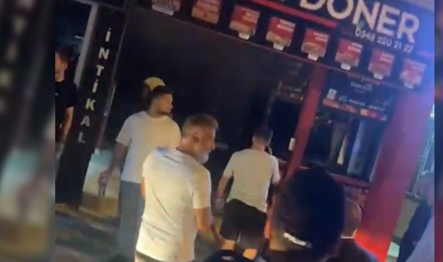 Dönerci dükkanında baca yangını