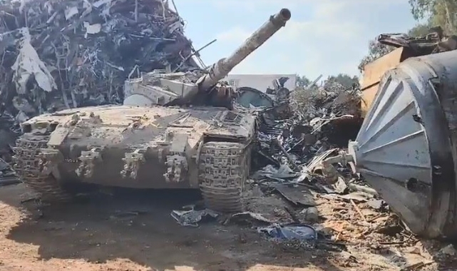 Eğitim üssünden çalınmıştı, hurdalıkta bulundu