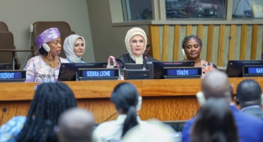 Emine Erdoğan, BM'de şiddetin önlenmesine vurgu yaptı