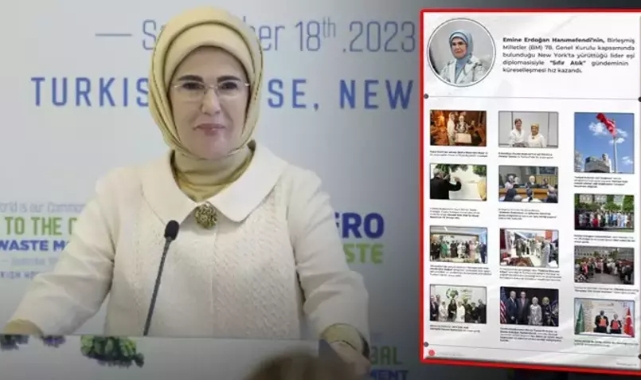 Emine Erdoğan'dan New York'ta yoğun 'Sıfır Atık' diplomasisi