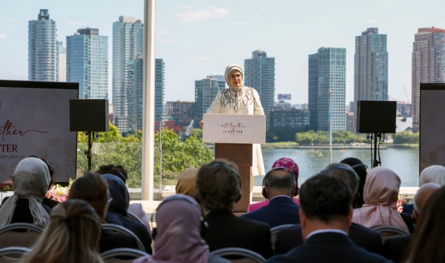 Emine Erdoğan, New York Türkevi'nde etkinliğe katıldı