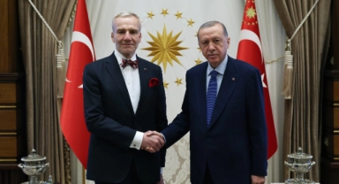 Erdoğan, Estonya Büyükelçisini kabul etti