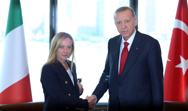 Erdoğan, İtalya Başbakanı Meloni’yi kabul etti