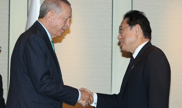 Erdoğan, Japonya Başbakanı Kishida ile görüştü