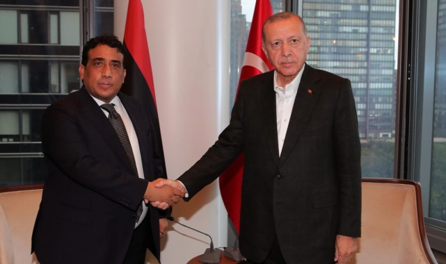 Erdoğan, Libya Başkanlık Konseyi Başkanı ile görüştü