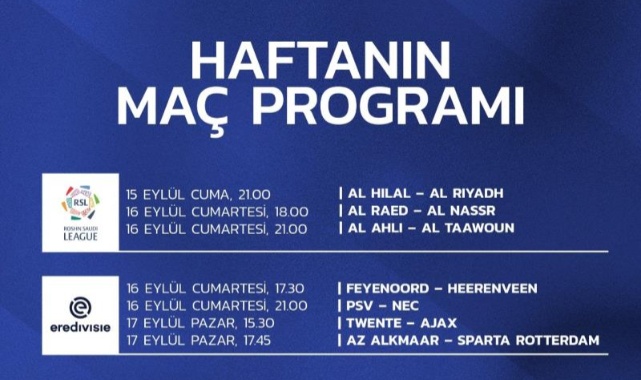 EXXEN'de hafta sonu maç heyecanı