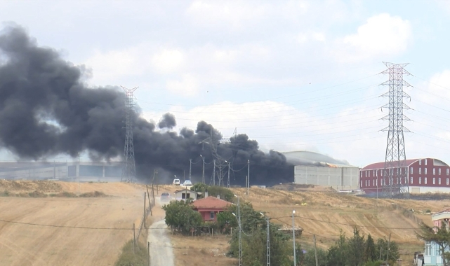 Fabrika yangınında 1 kişi gözaltına alındı
