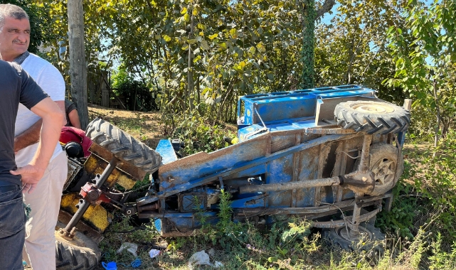 Fındık işçilerini taşıyan patpat devrildi: 5 yaralı