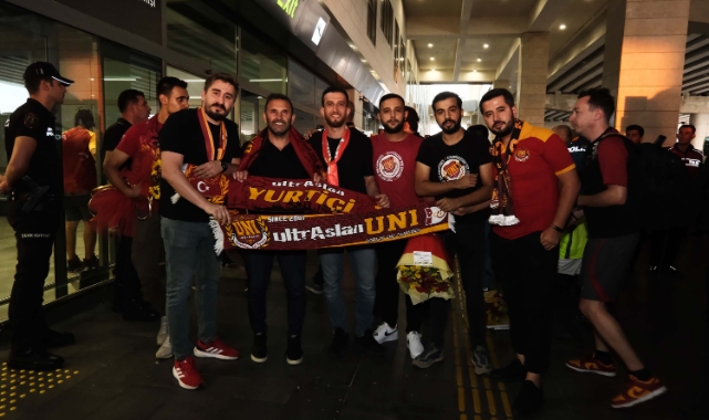 Galatasaray kafilesi Gaziantep'te