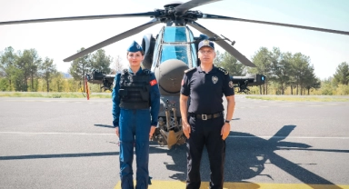 İlk kadın taarruz helikopter pilotu uçuşunu yaptı