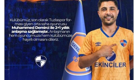 İskenderunspor, Muhammed Demirci ile anlaştı