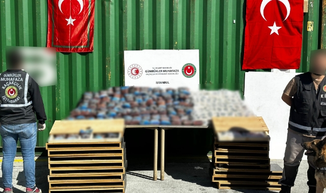 İstanbul’da 424 kilogram uyuşturucu hap ele geçirildi