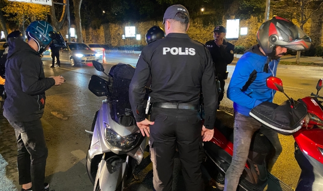 İstanbul'da motosiklet sürücülerine sıkı denetim