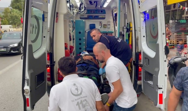 İznik'te kamyonet akülü bisiklete çarptı