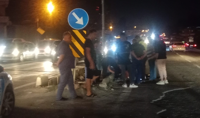 Karşıya geçmek isterken araç çarptı