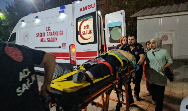 Kontrolden çıkan araç takla attı: 6 yaralı