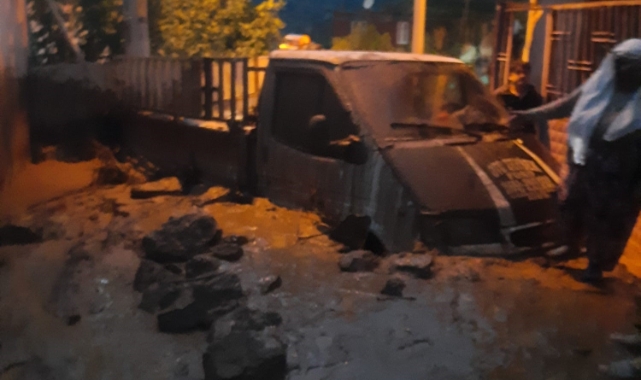 Köşk’te sağanak yağış hayatı felç etti