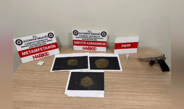Kütahya'da uyuşturucu taciri tutuklandı