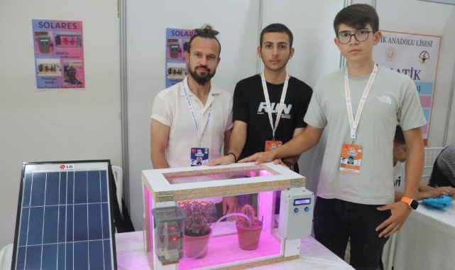Lise öğrencilerin gerçekleştirdiği proje çiftçilerin yüzünü güldürecek