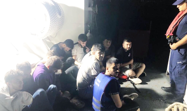 Marmaris’te 13 düzensiz göçmen yakalandı