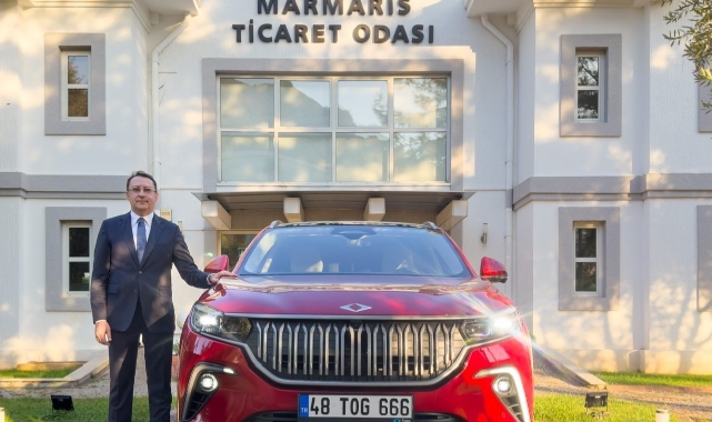 Marmaris Ticaret Odası hizmet aracı TOGG geldi
