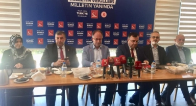 Bursa'da "Milletin vekilleri, Milletin yanında" etkinliği düzenlendi