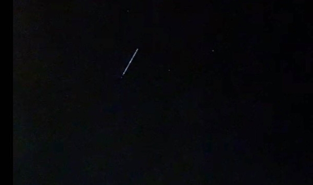 Muğla’da Starlink uyduları görüntülendi