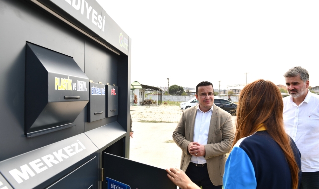 Mustafakemalpaşa'ya mobil atık merkezi
