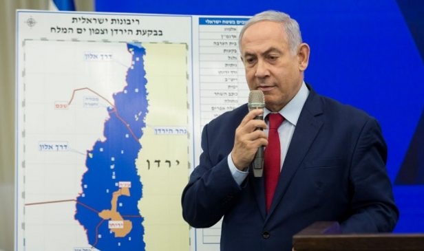 Netanyahu’dan BM'de Filistin'siz harita