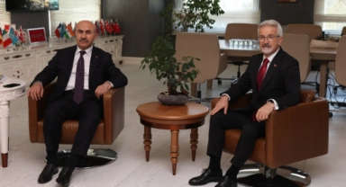 Nilüfer Belediye Başkanı Erdem, Vali Mahmut Demirtaş'ı ağırladı