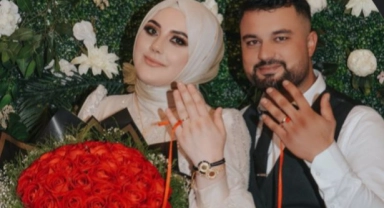 Nişanlı çift son yolculuğuna uğurlandı